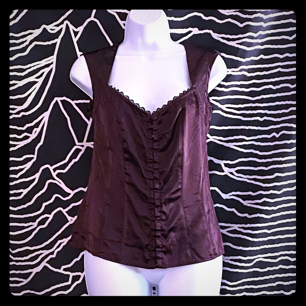 COPY - 💜Plum Corset Blouse🖤